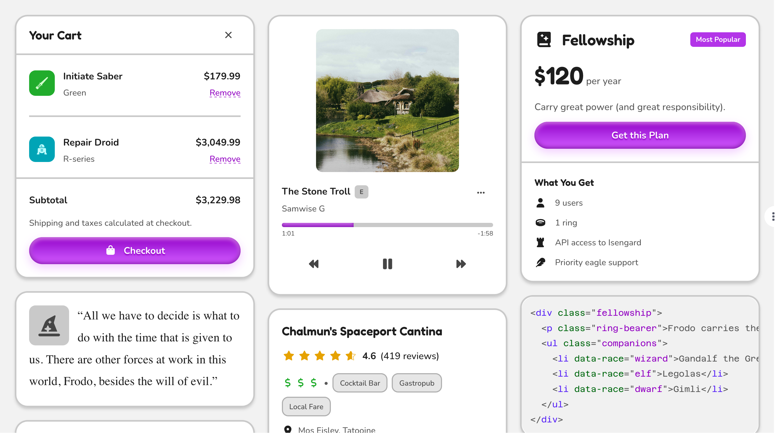 Playful theme preview (light)